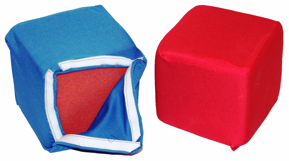 8 Foam Pit Cube Velcro Covers